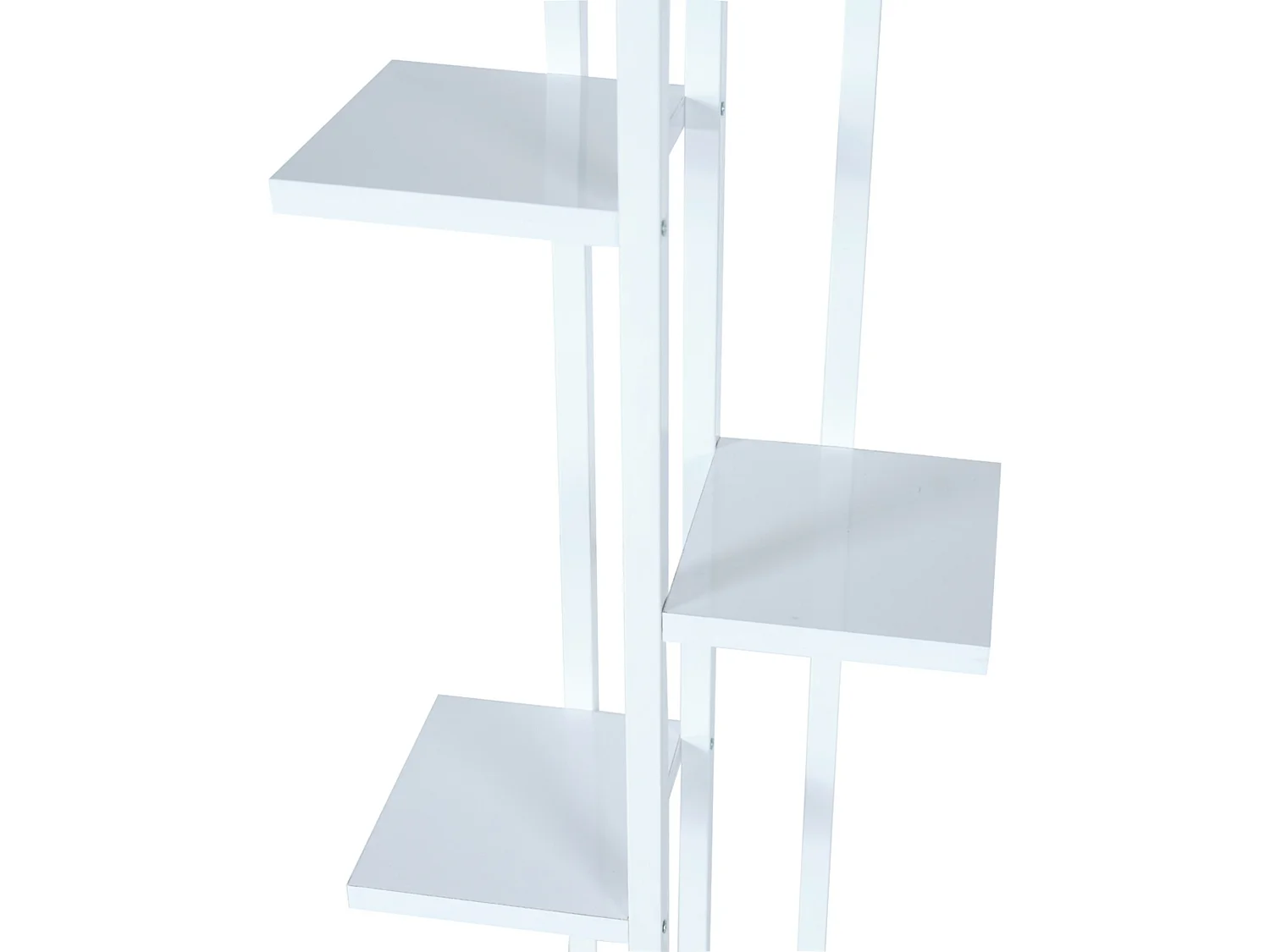 Support de plantes Tohmajärvi à 5 niveaux 120 x 34 x 21 cm blanc [en.casa]