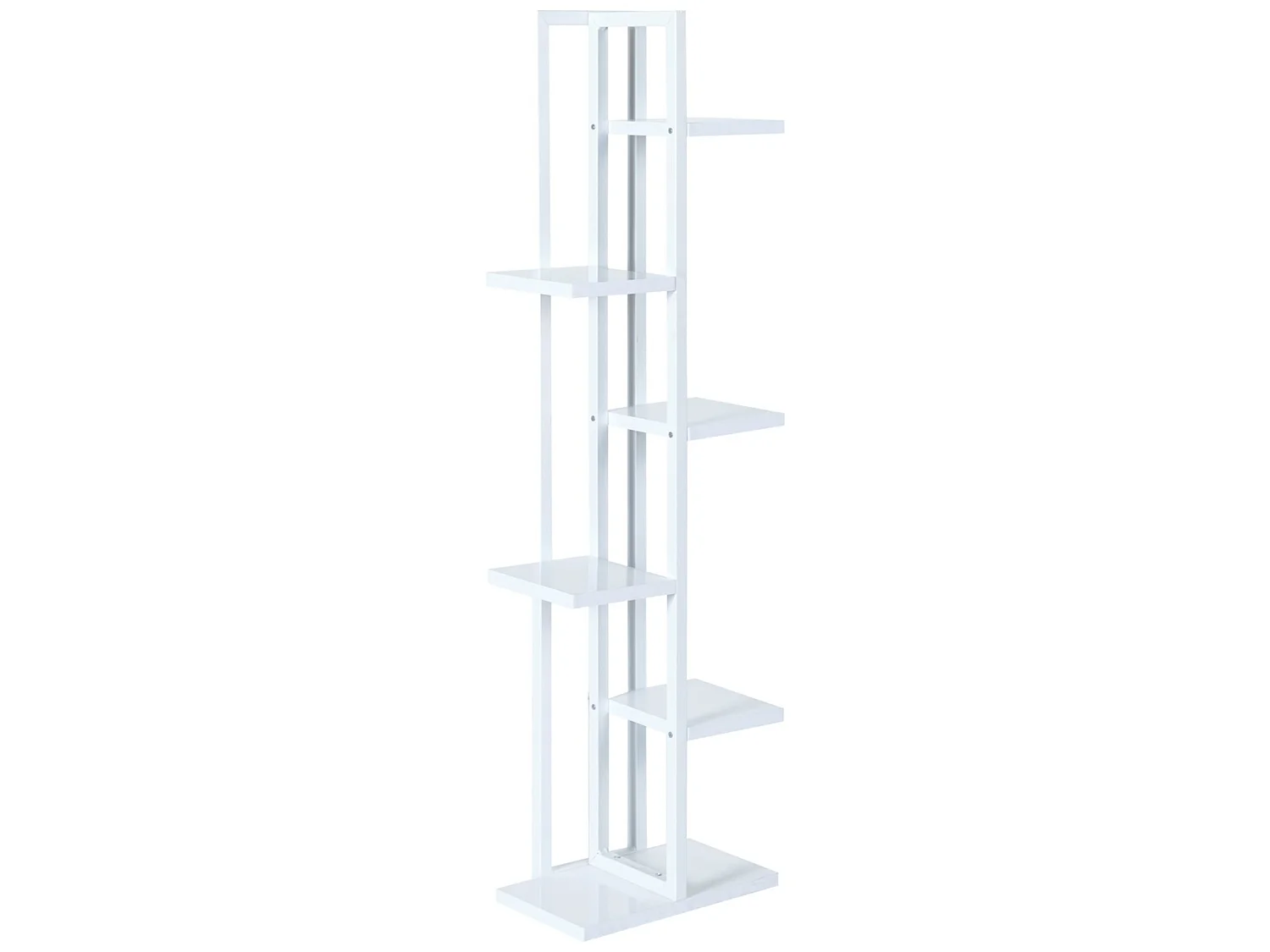 Support de plantes Tohmajärvi à 5 niveaux 120 x 34 x 21 cm blanc [en.casa]