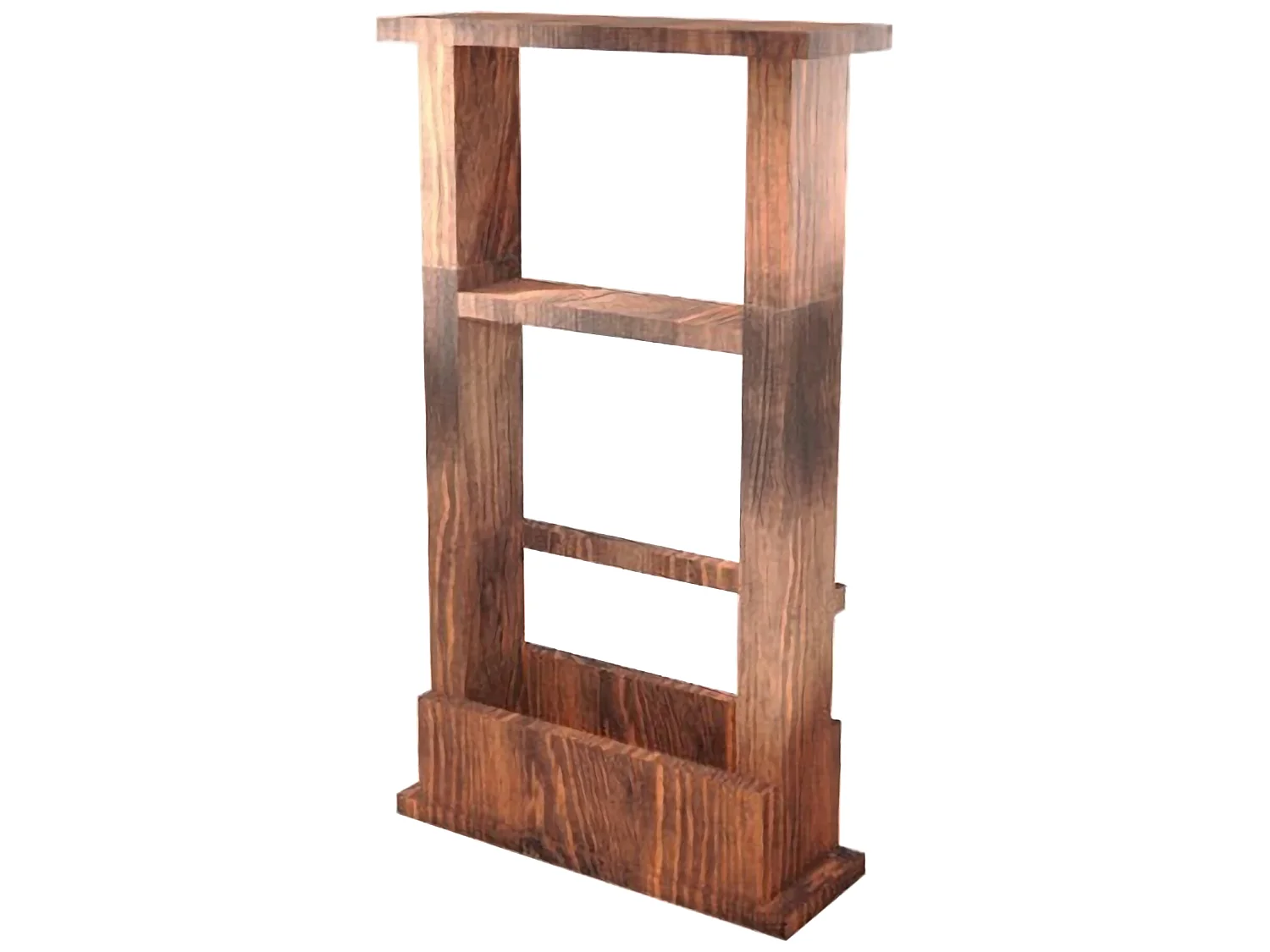 Bout de canapé Nørhald avec porte-revue en pin 65 x 37 x 12,5 cm [en.casa]