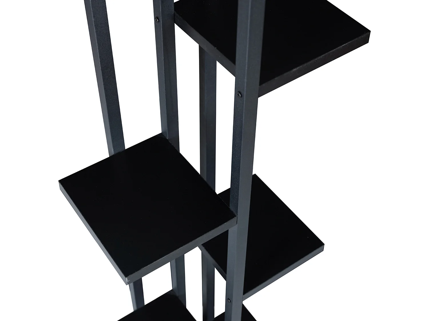 Support de plantes Somero à 6 niveaux 150 x 34 x 21 cm noir [en.casa]