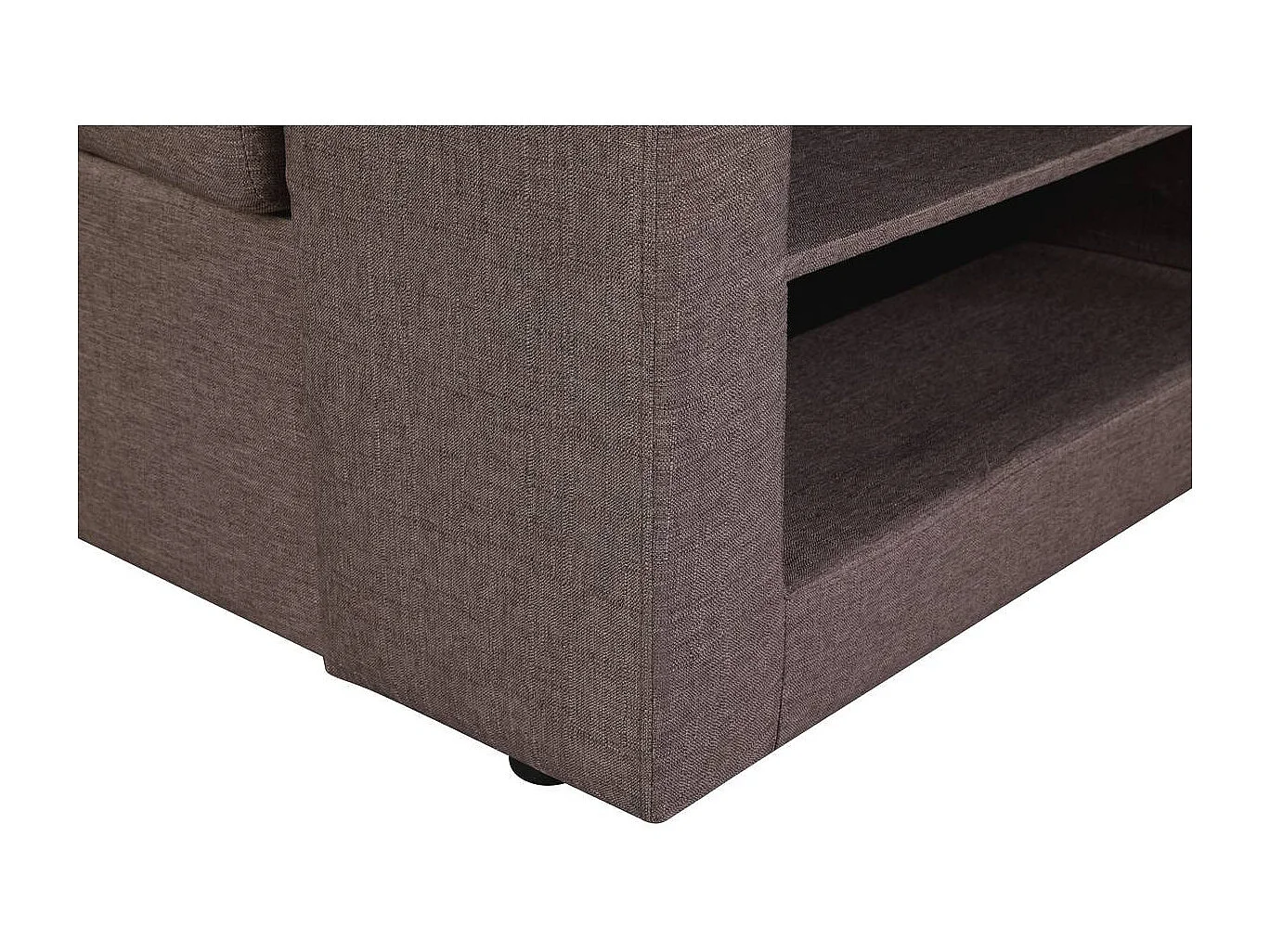 Hoekbank slaapbank meubel links of rechts bank "Axel" - 3 zits - Taupe - grijs bruin