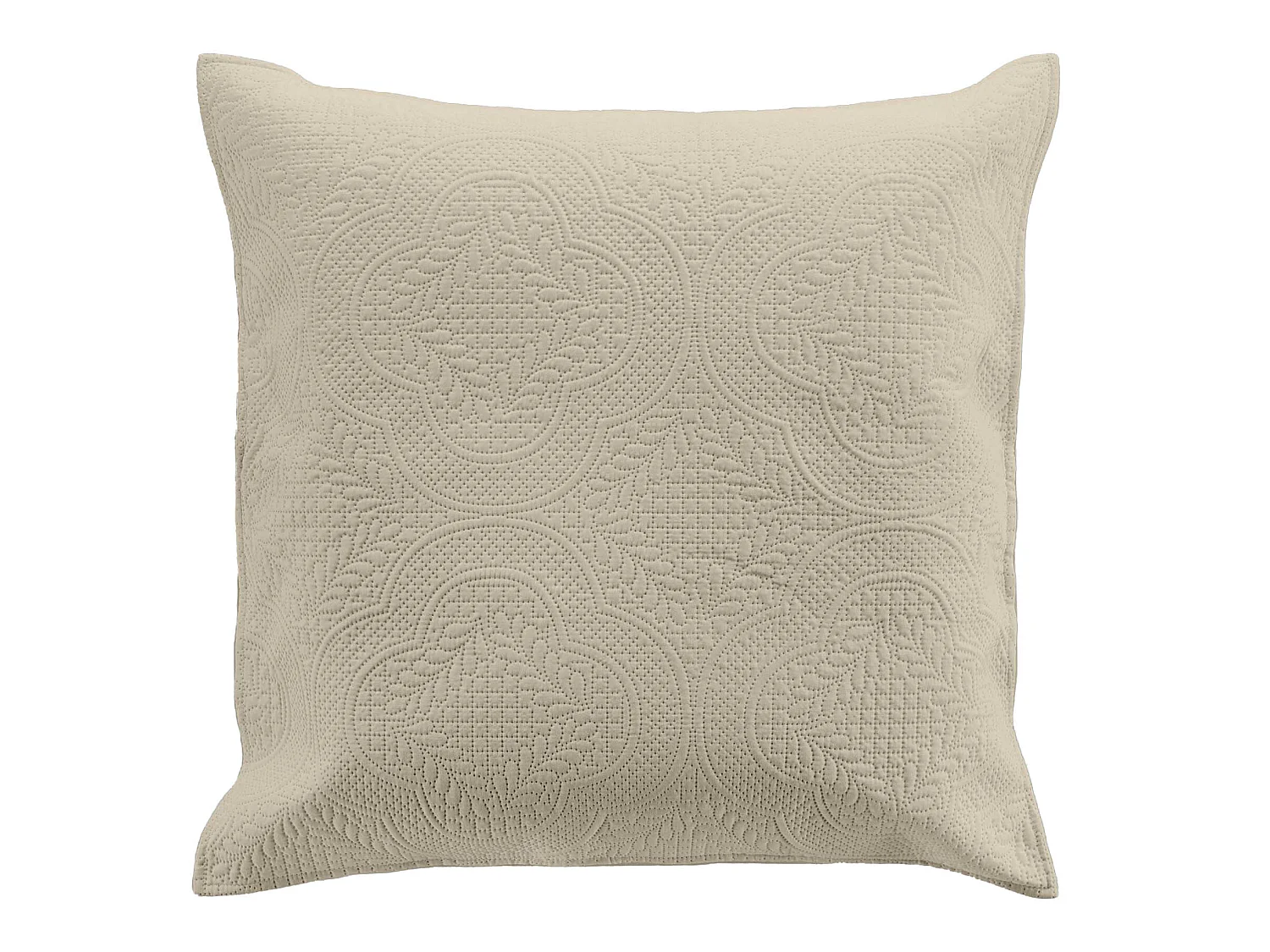 Housse de Coussin 60 x 60 cm Romano naturel