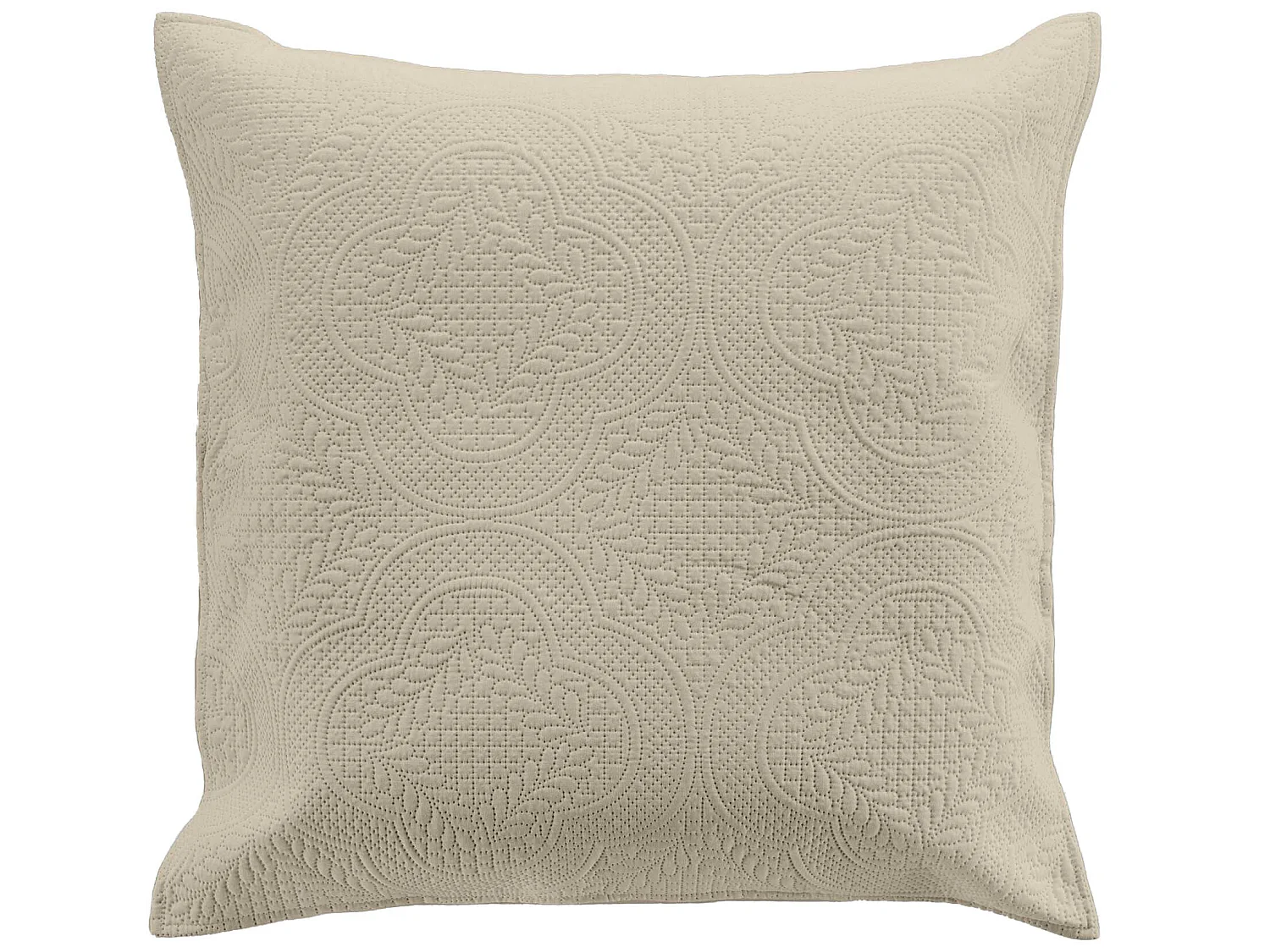 Housse de Coussin 60 x 60 cm Romano naturel