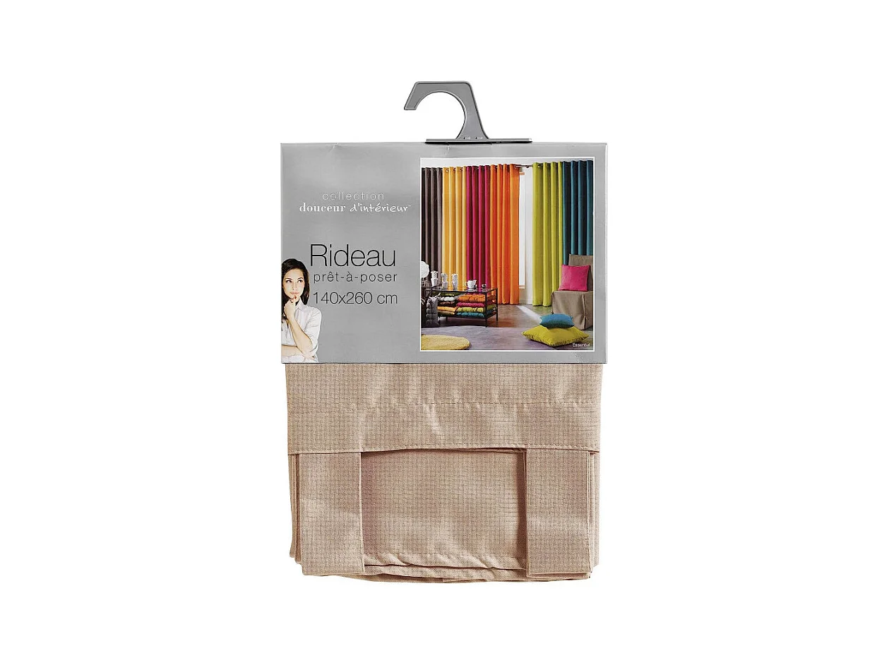 Rideau à Passants "Essentiel" 140x260cm Lin