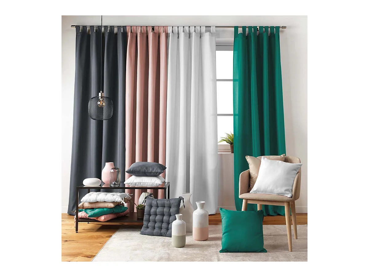 Rideau à Passants "Essentiel" 140x260cm Lin