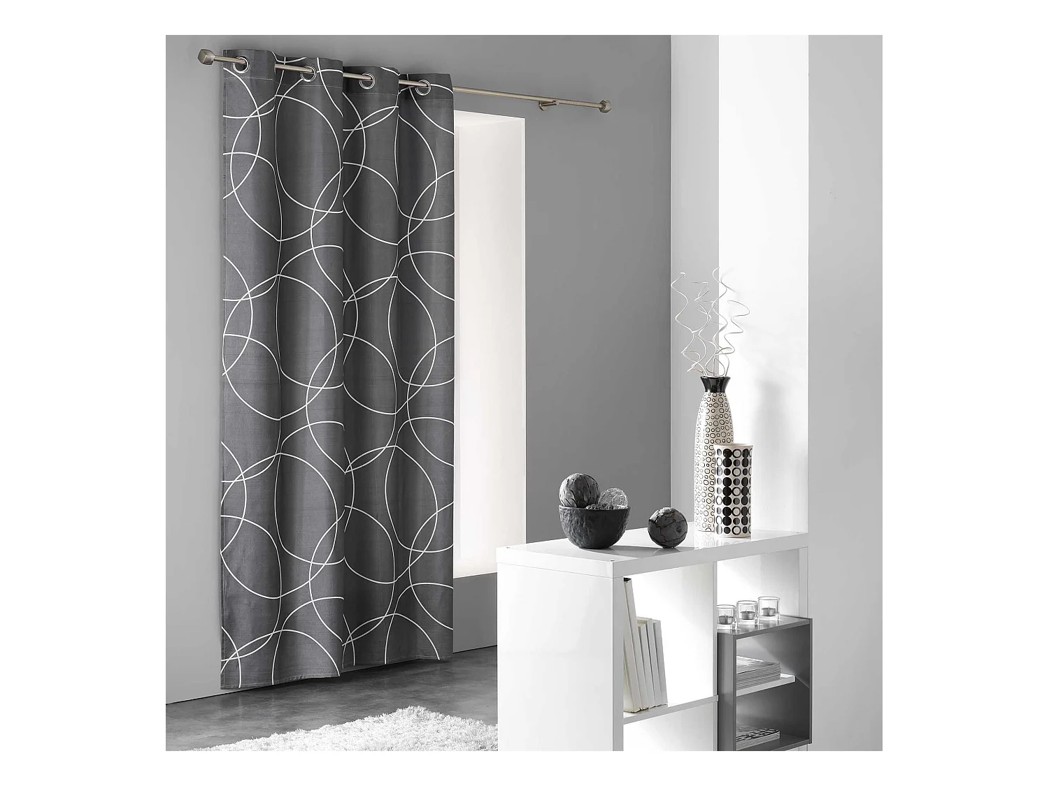 Rideau Design "Elton" 140x240cm Gris