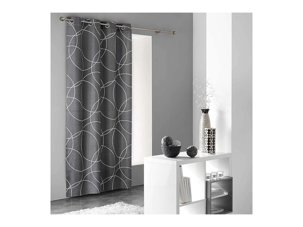 Rideau Design "Elton" 140x240cm Gris