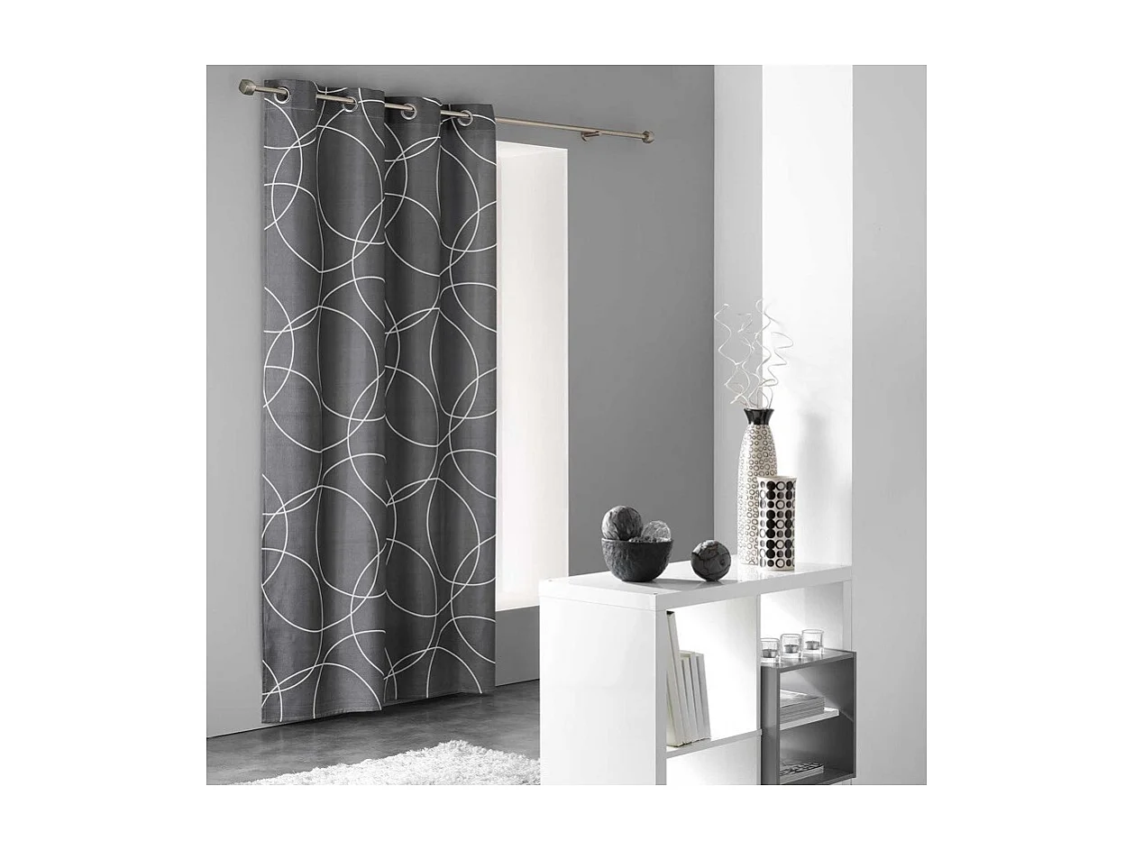 Rideau Design "Elton" 140x240cm Gris
