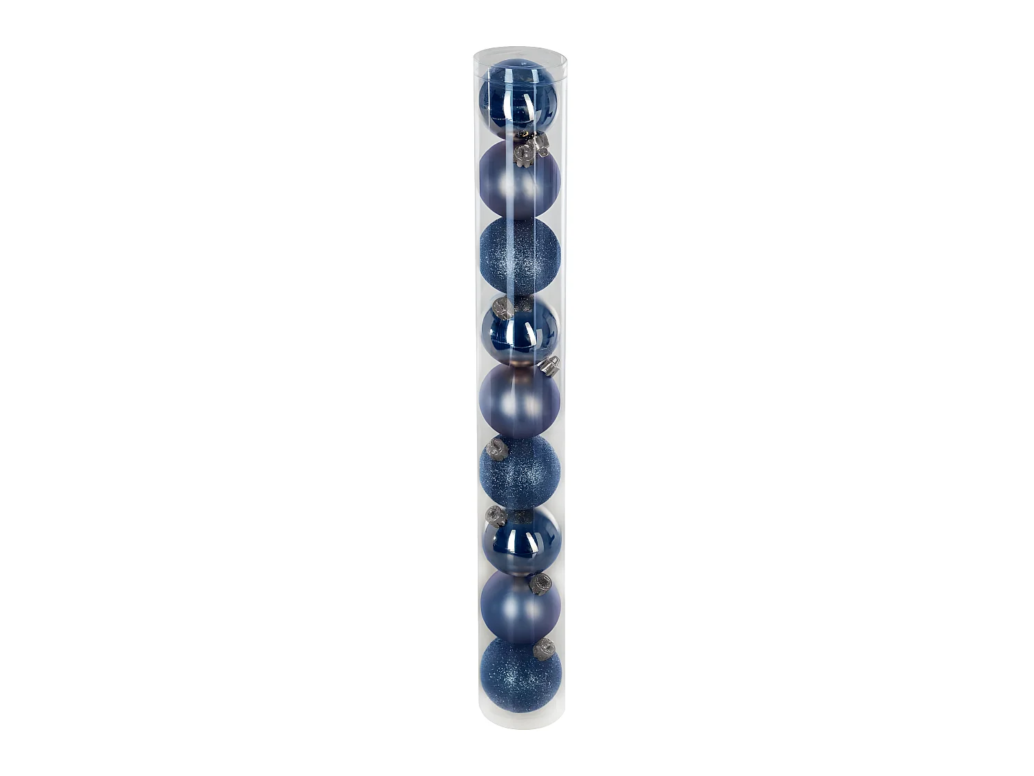 Déco de sapin Lot de 9 Boules de Noël D 6 cm - Bleu nuit