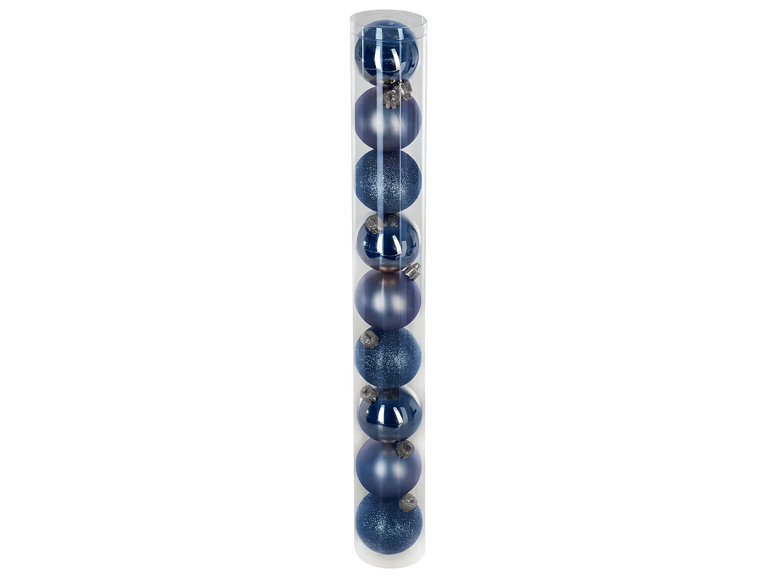 Déco de sapin Lot de 9 Boules de Noël D 6 cm - Bleu nuit