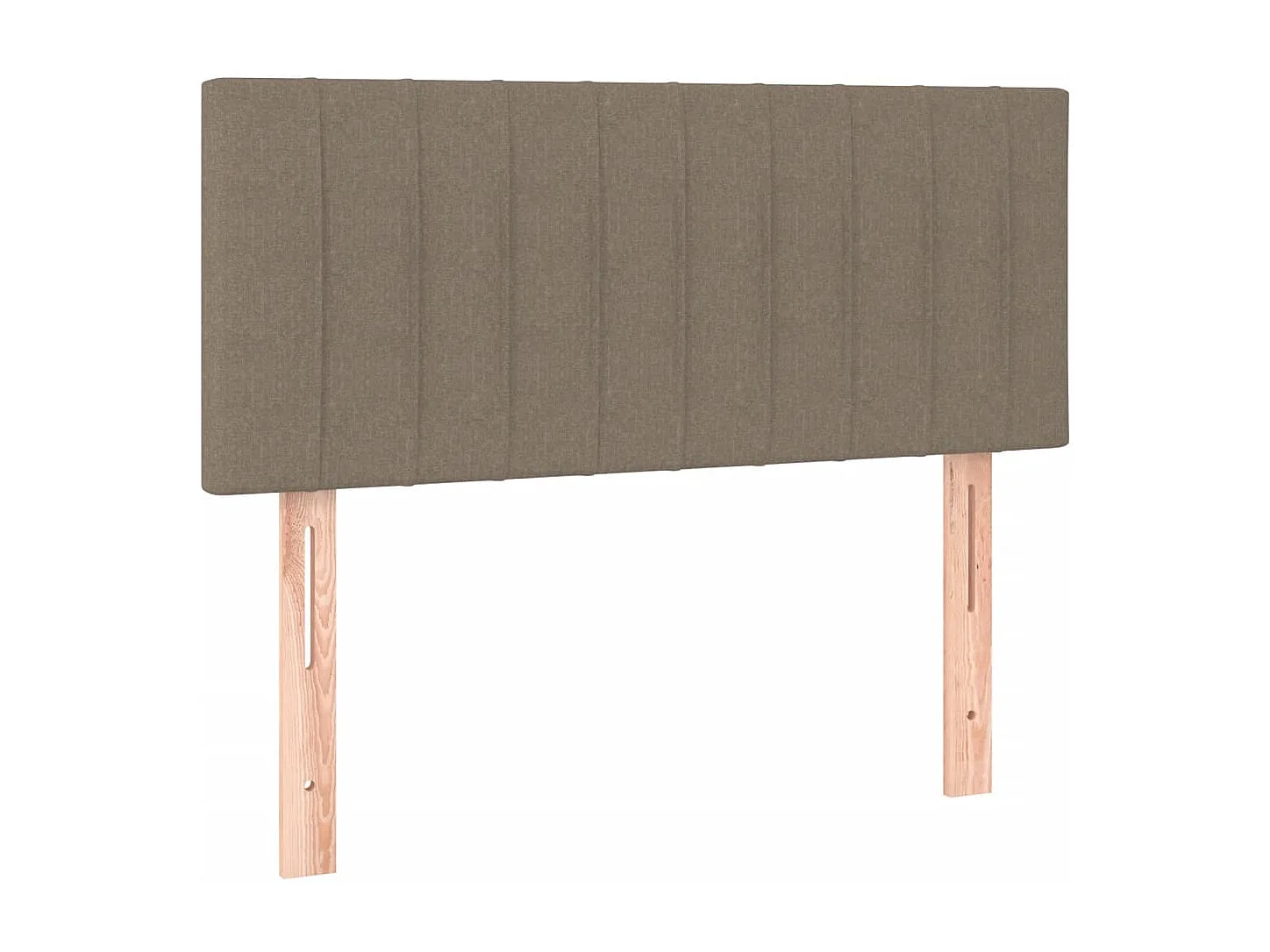 Sommier à lattes de lit avec matelas Taupe 80x200 cm Tissu