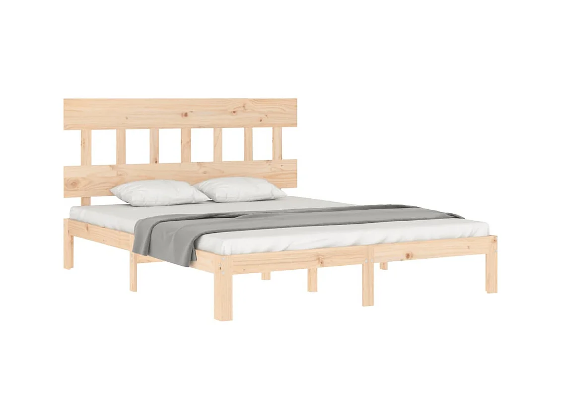 Bedframe zonder matras 160x200 cm massief grenenhout