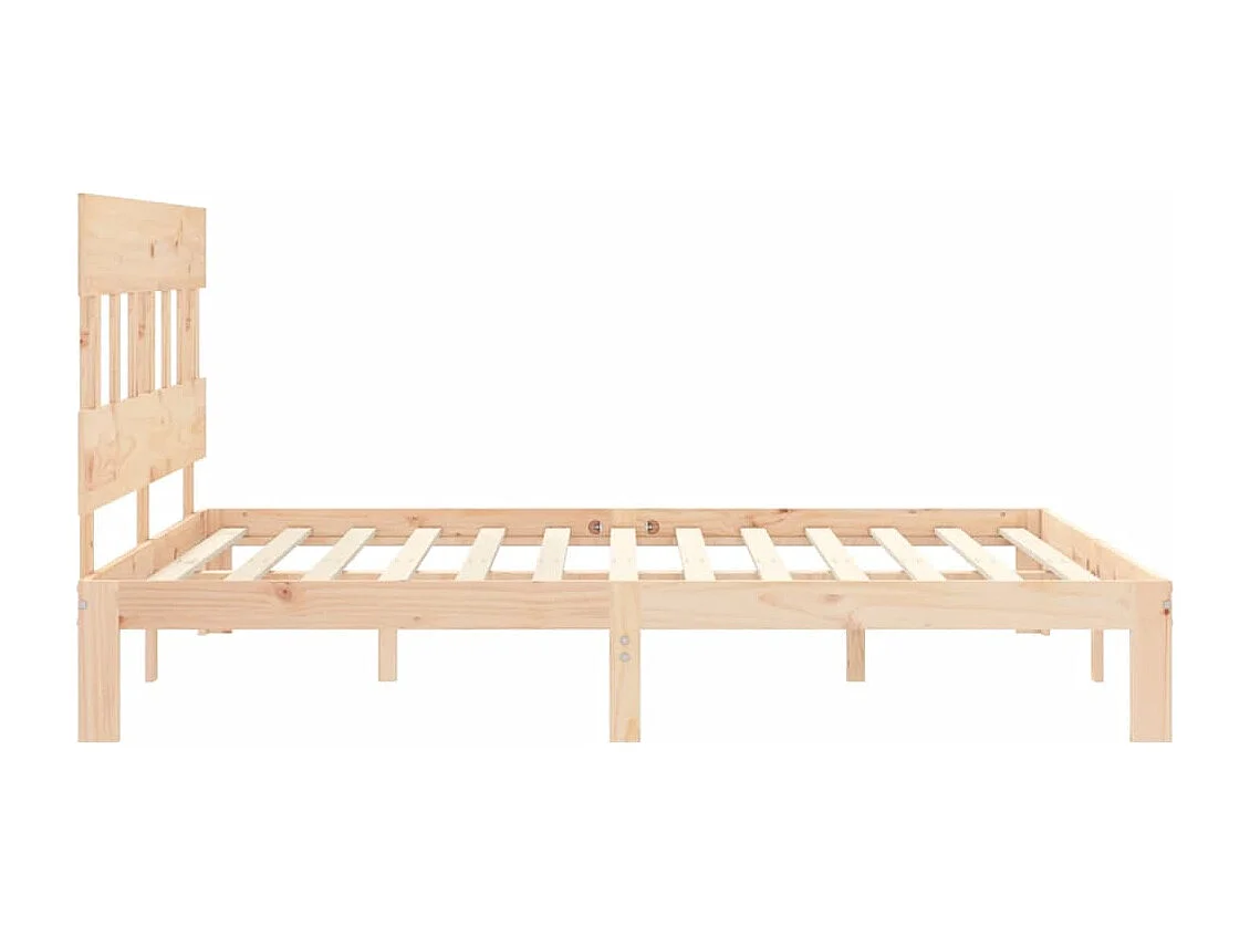 Bedframe zonder matras 160x200 cm massief grenenhout