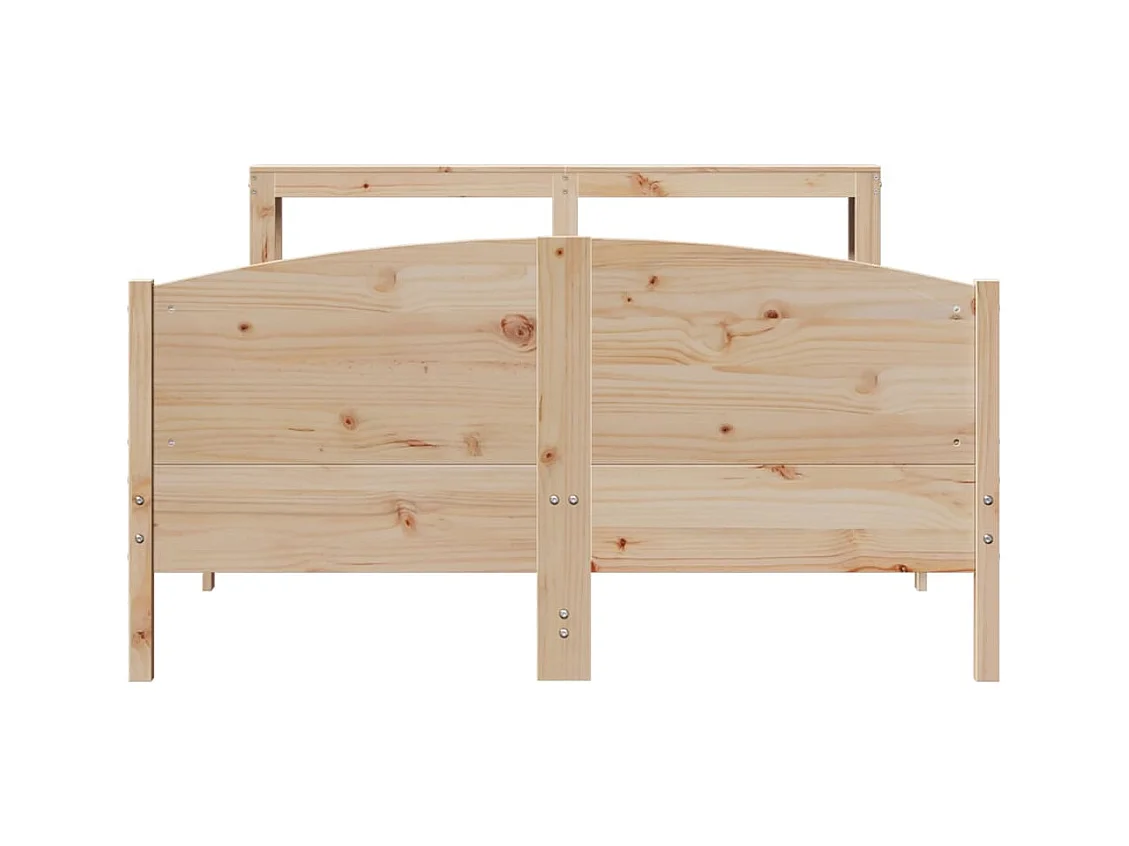 Bedframe zonder matras 120x200 cm massief grenenhout