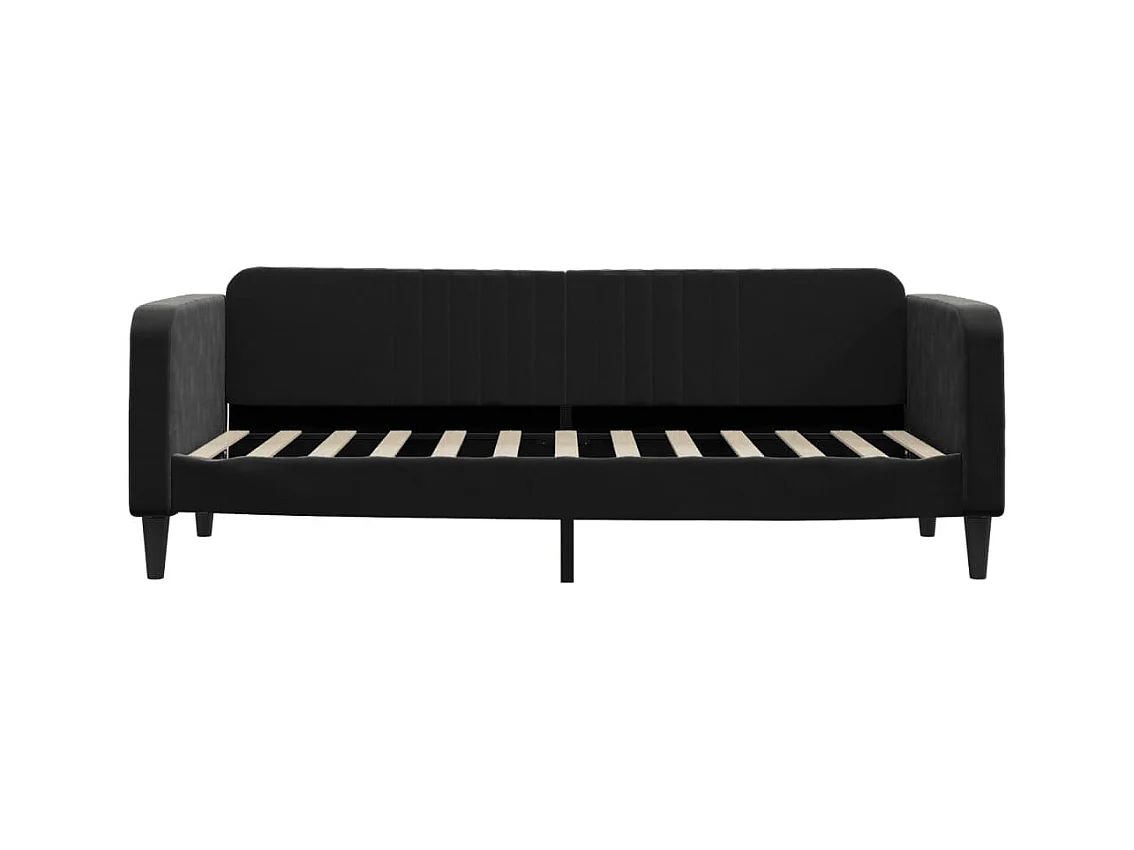 Dagbed met zwarte fluwelen matras 80x200 cm