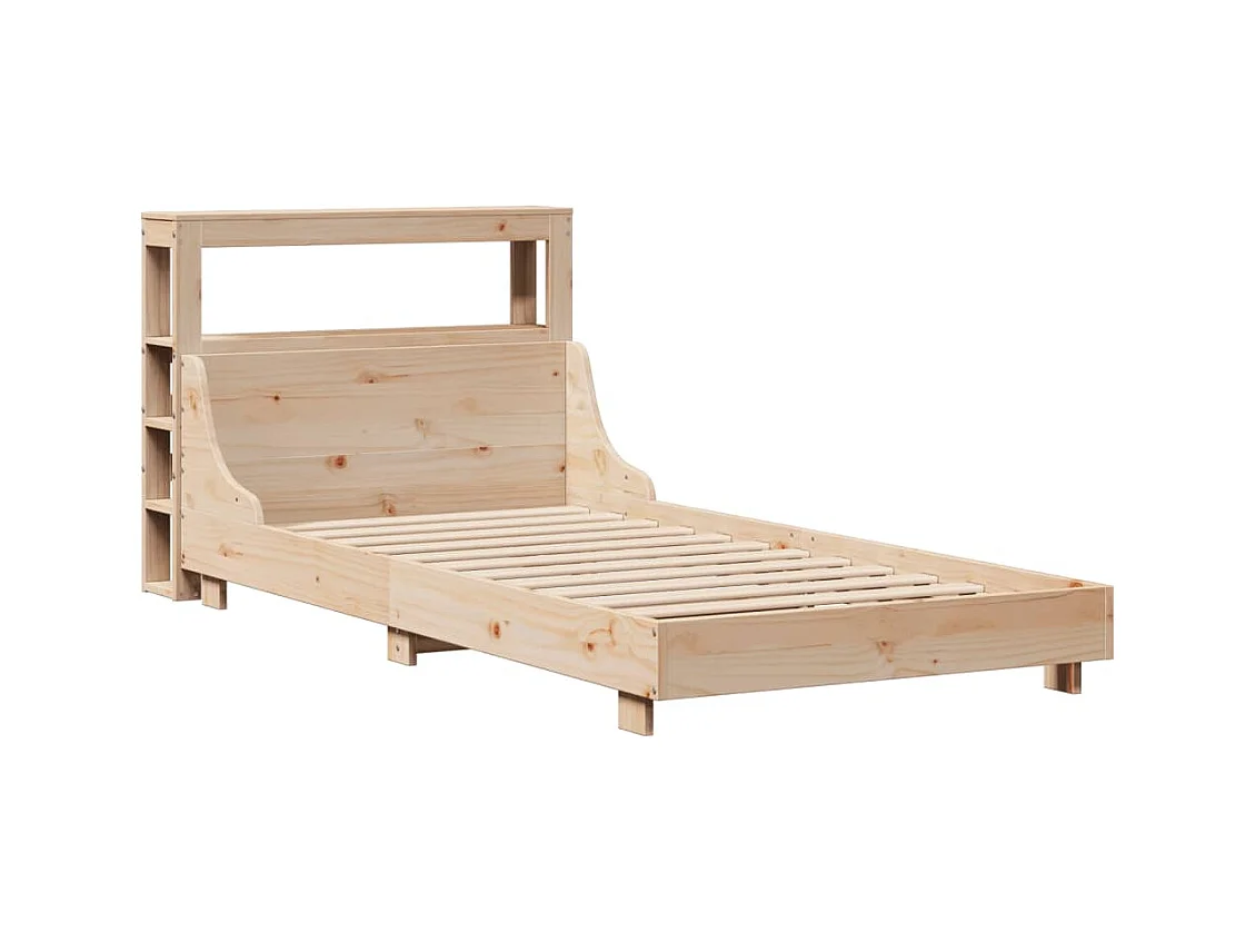 Struttura letto senza materasso 90x190 cm in legno massello di pino