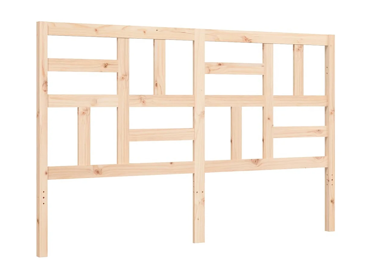 Struttura letto senza materasso 160x200 cm in legno massello di pino