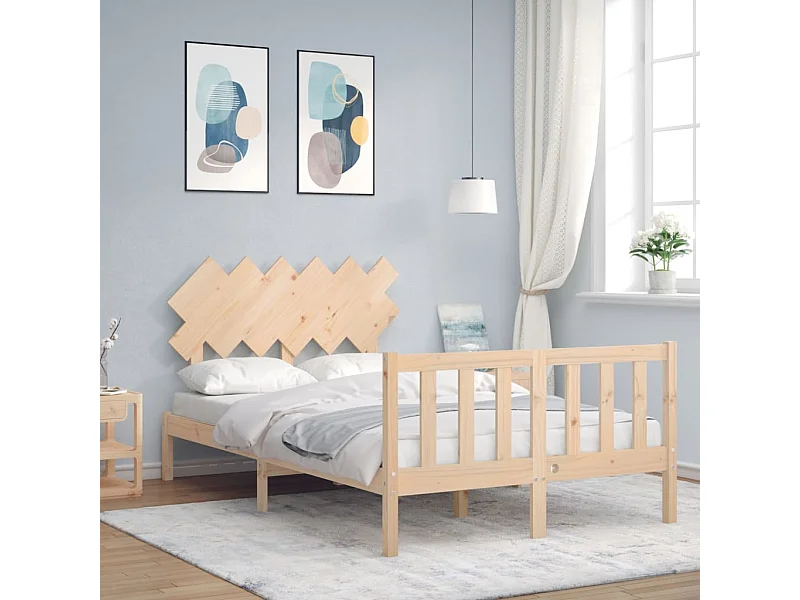 Bedframe zonder matras 120x200 cm massief grenenhout