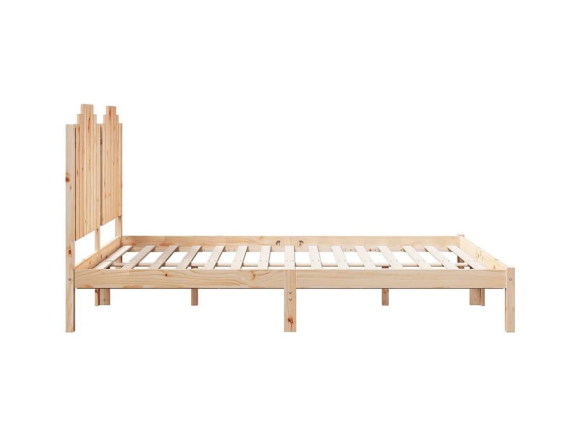 Struttura letto extra lunga senza materasso 160x210 cm in legno massello
