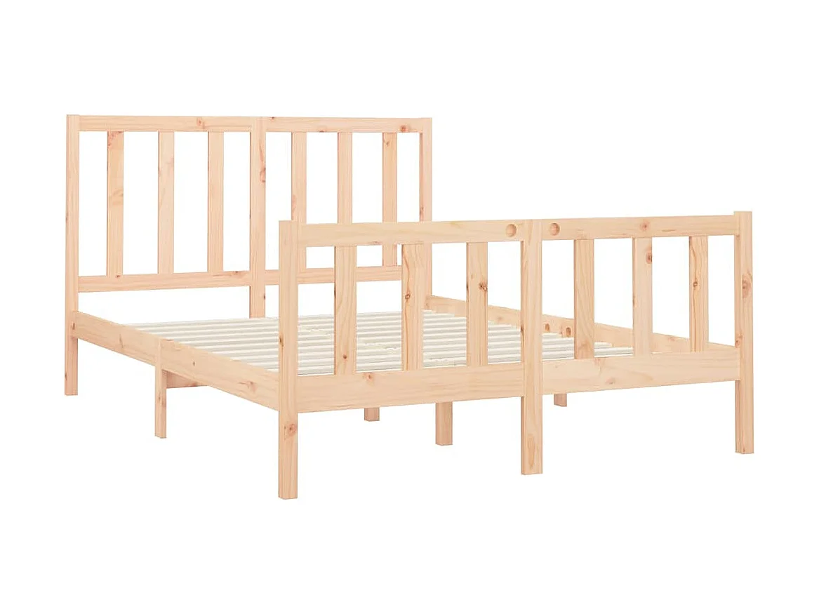 Bedframe zonder matras 140x200 cm massief grenenhout