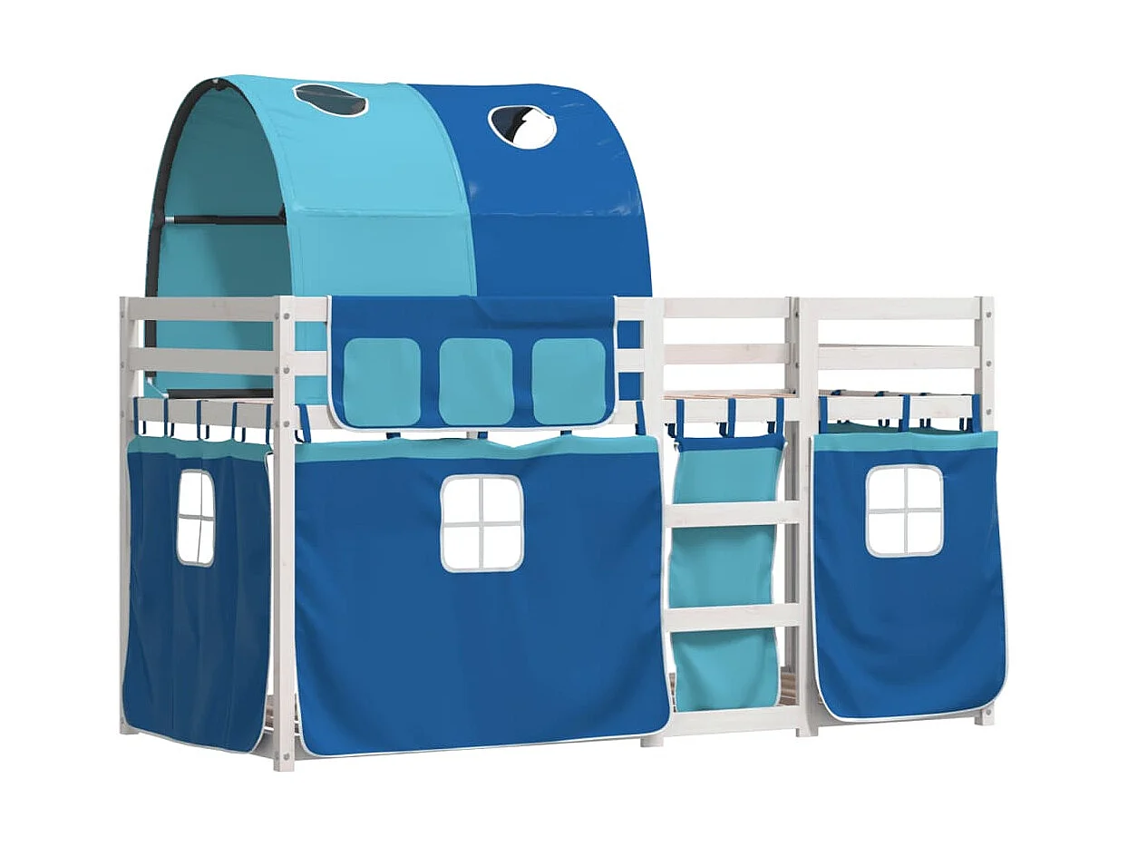 Litera sin colchón 90x200 cm madera maciza de pino