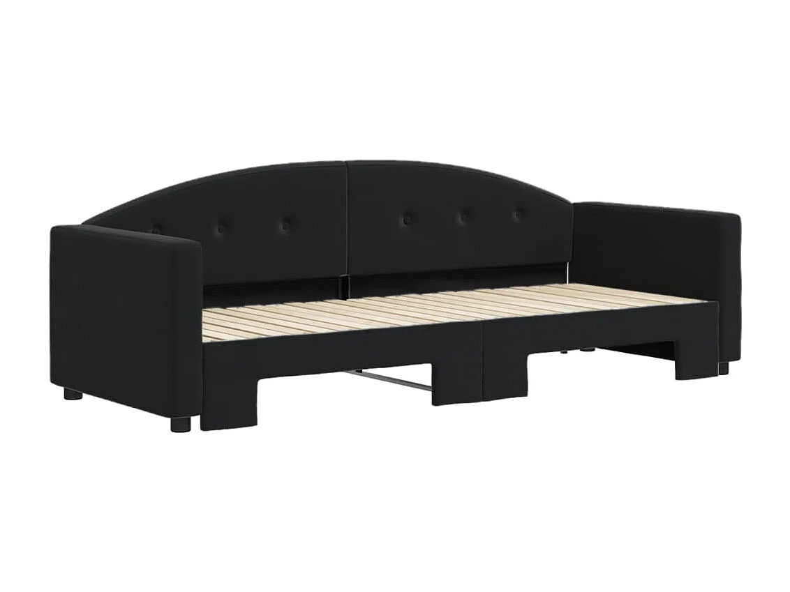 Lit de jour avec gigogne sans matelas 80x200 cm