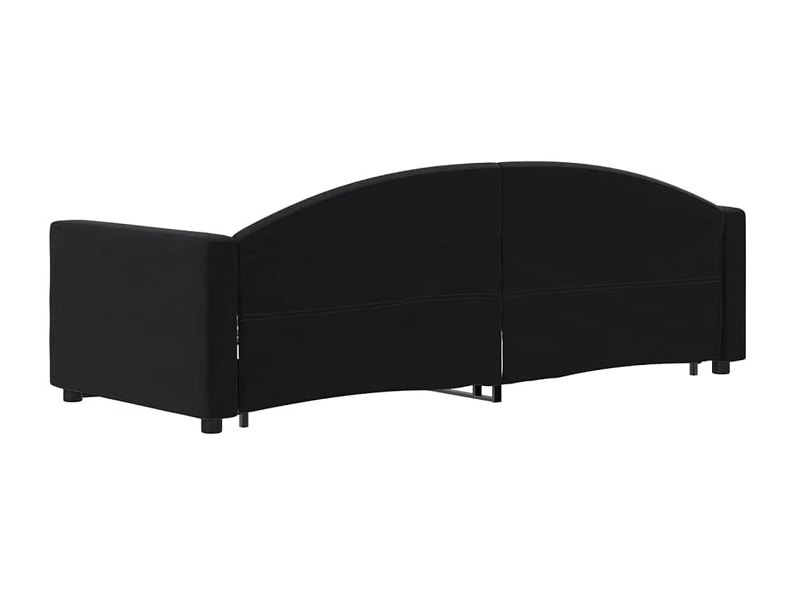 Lit de jour avec gigogne sans matelas 80x200 cm