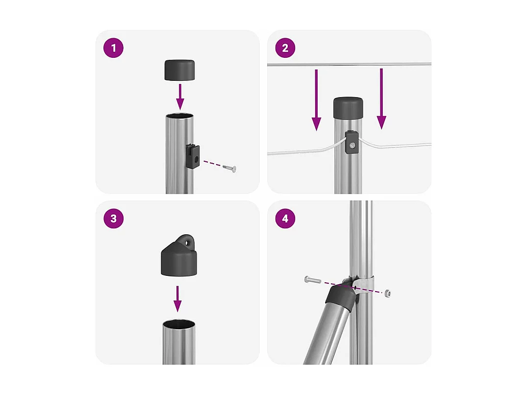 Estructura de cama sin colchón de madera maciza blanca 200x200 cm