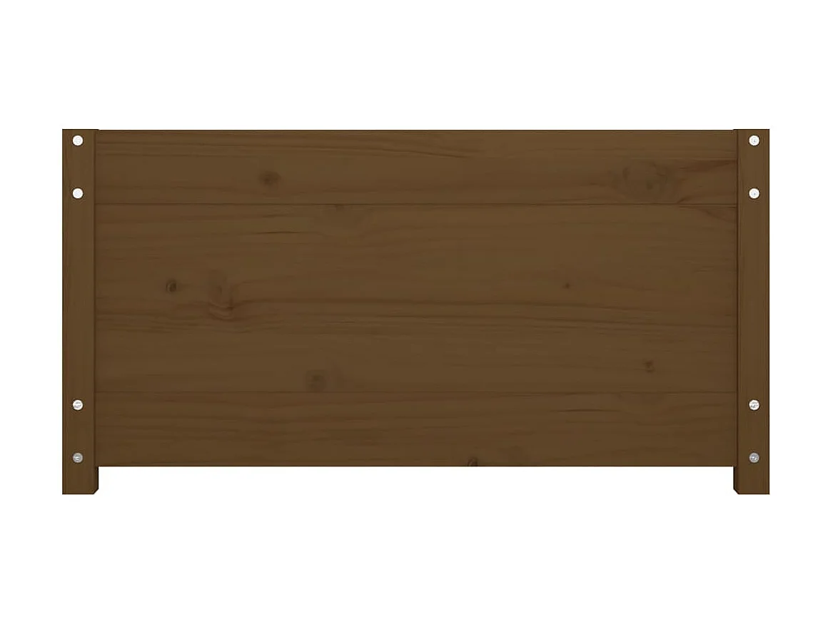 Lit de jour sans matelas marron miel 80x200 cm bois pin massif