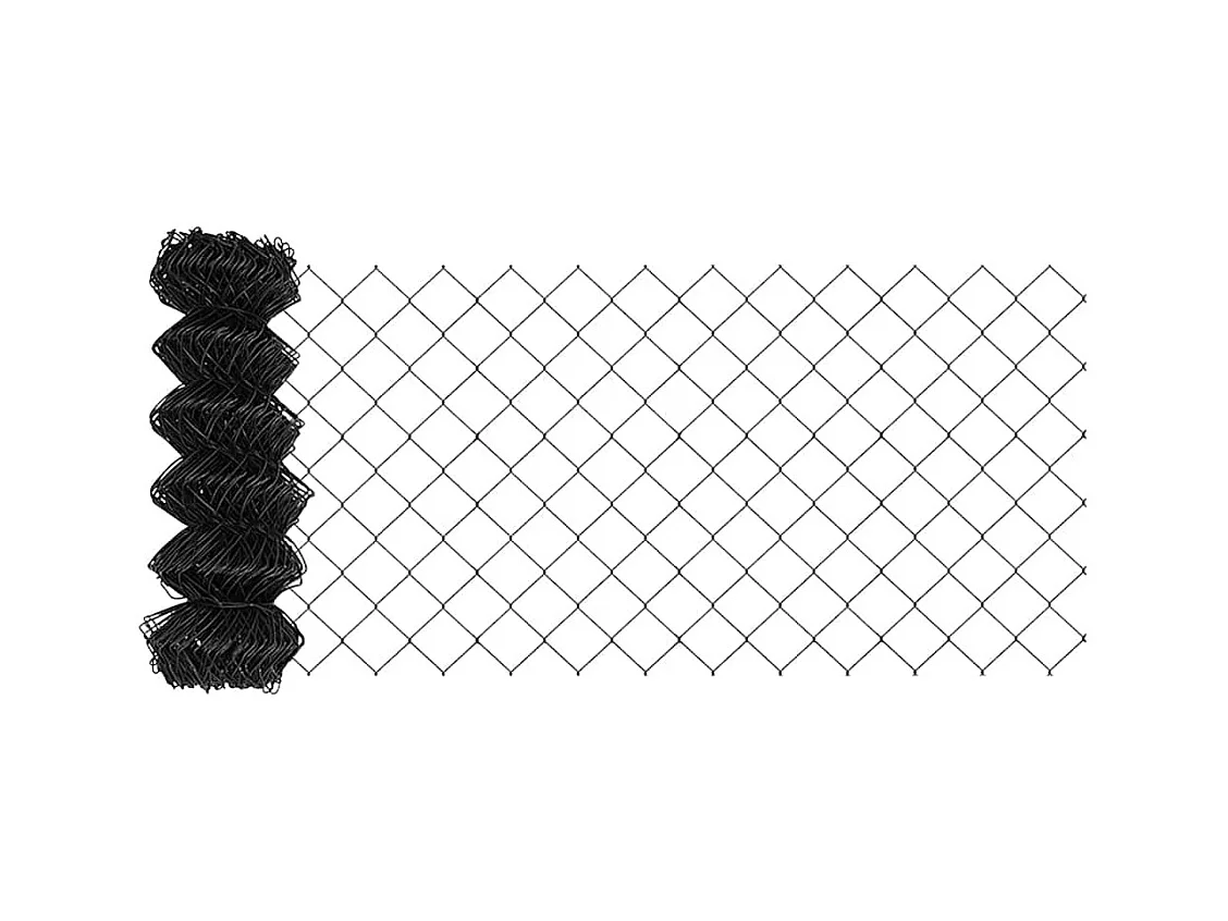 Struttura letto senza materasso e testiera nera 160x200 cm metallo