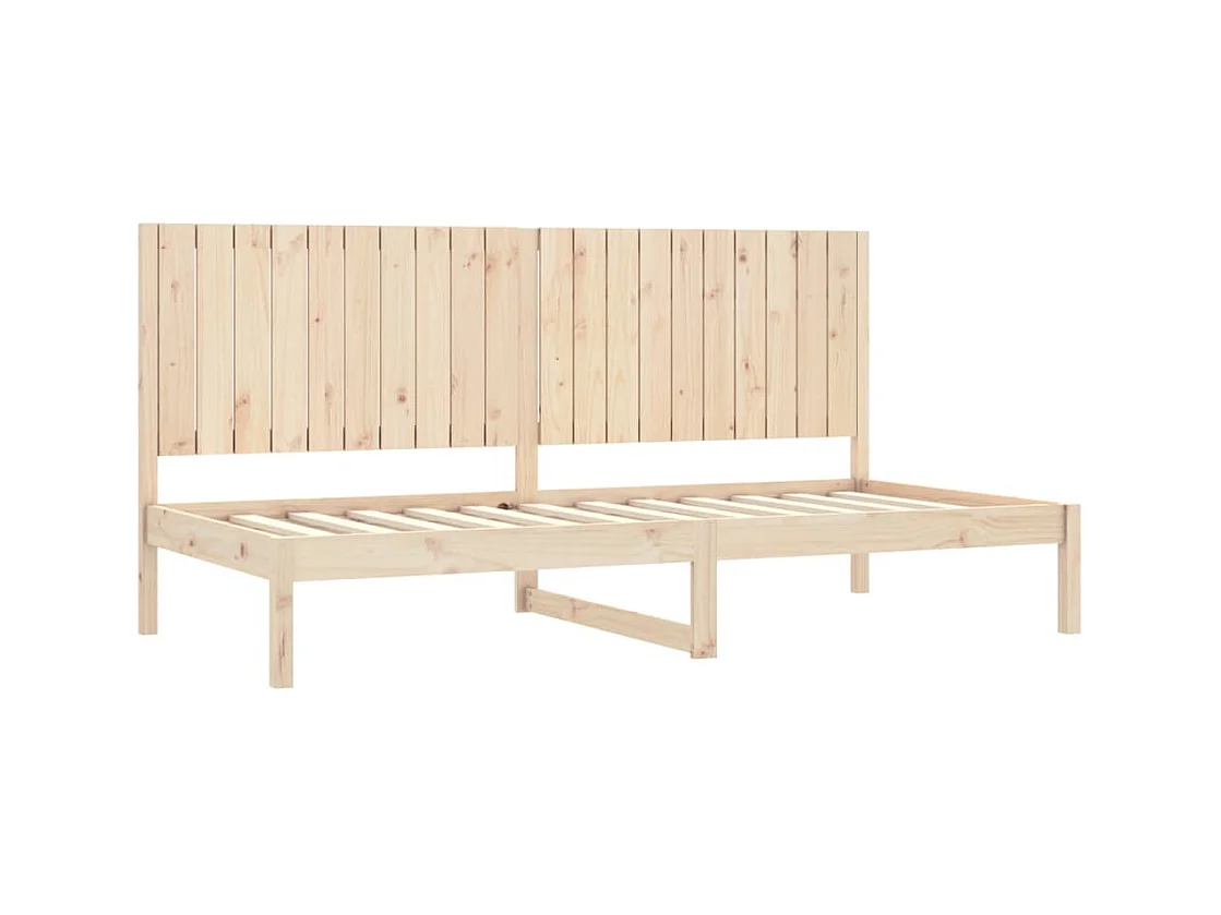 Lit de jour sans matelas 90x200 cm bois de pin massif