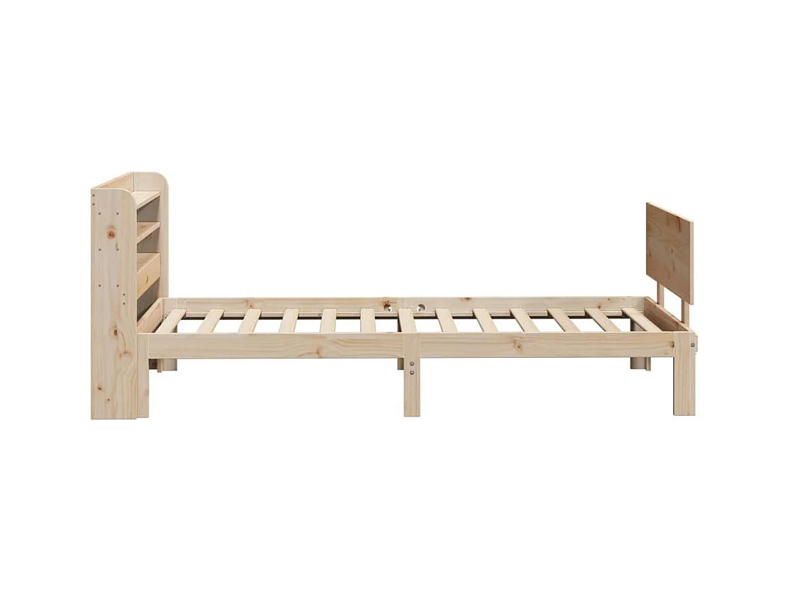 Bettgestell mit Kopfteil ohne Matratze 100x200 cm