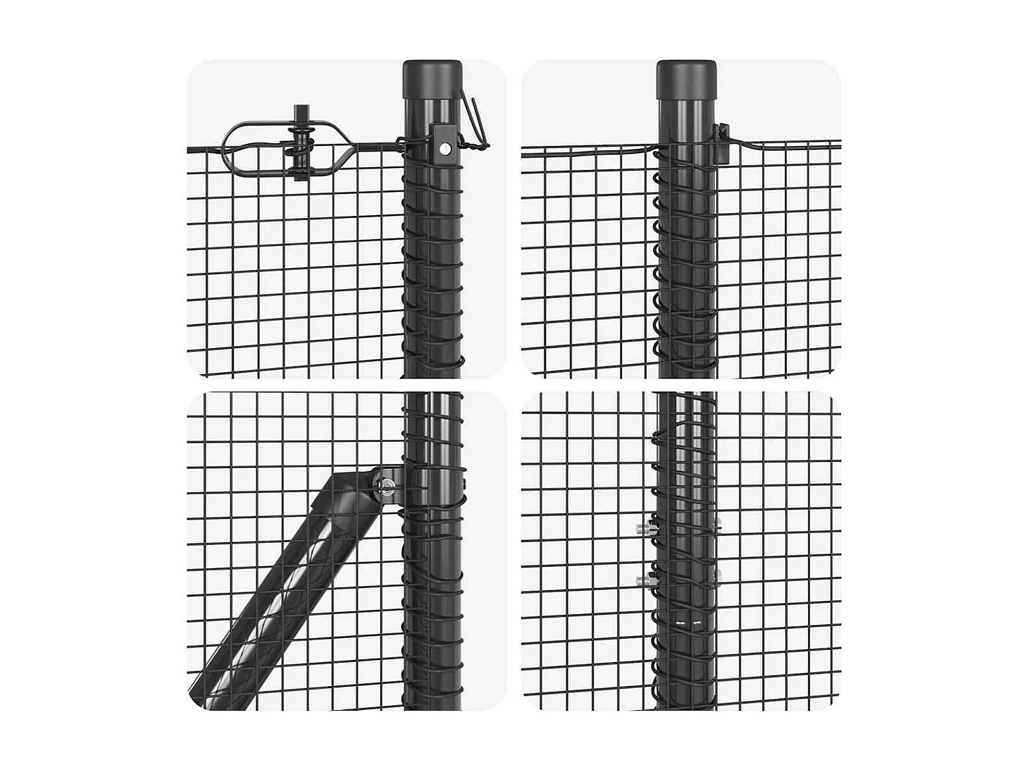 Lattenbodem met matras Lichtgrijs 80x200 cm Stof