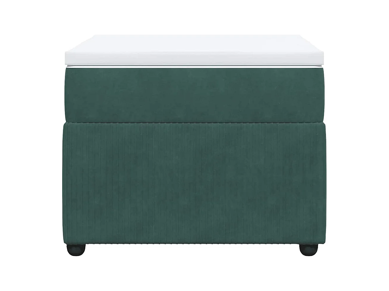 Lattenbodem met matras Donkergroen 90x200 cm