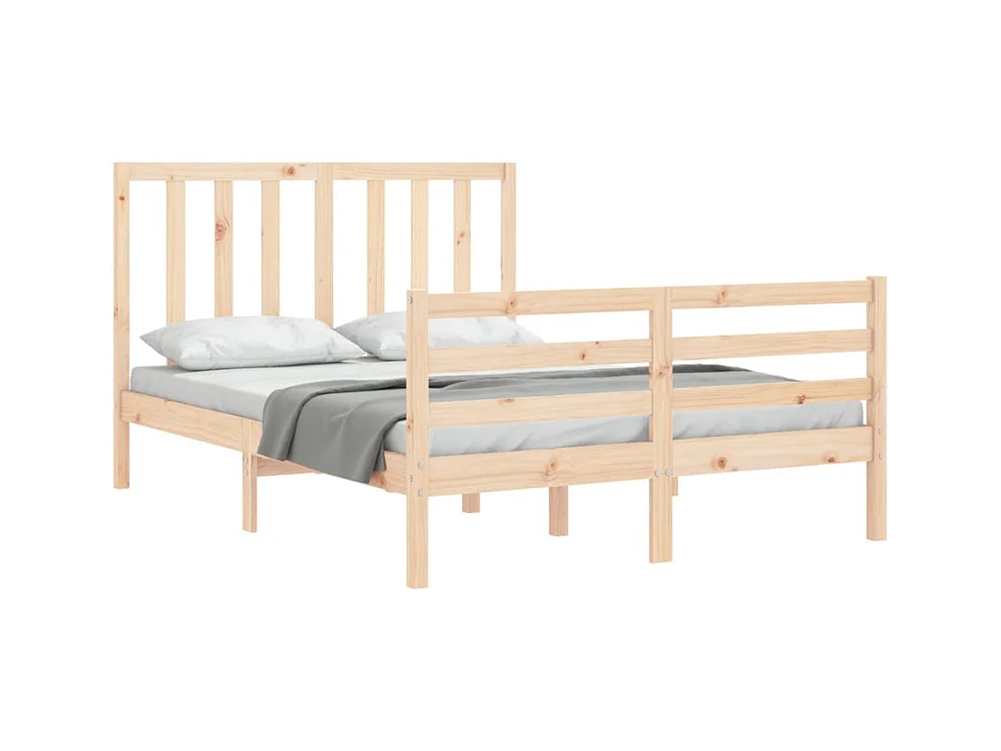 Bedframe zonder matras 140x200 cm massief grenenhout