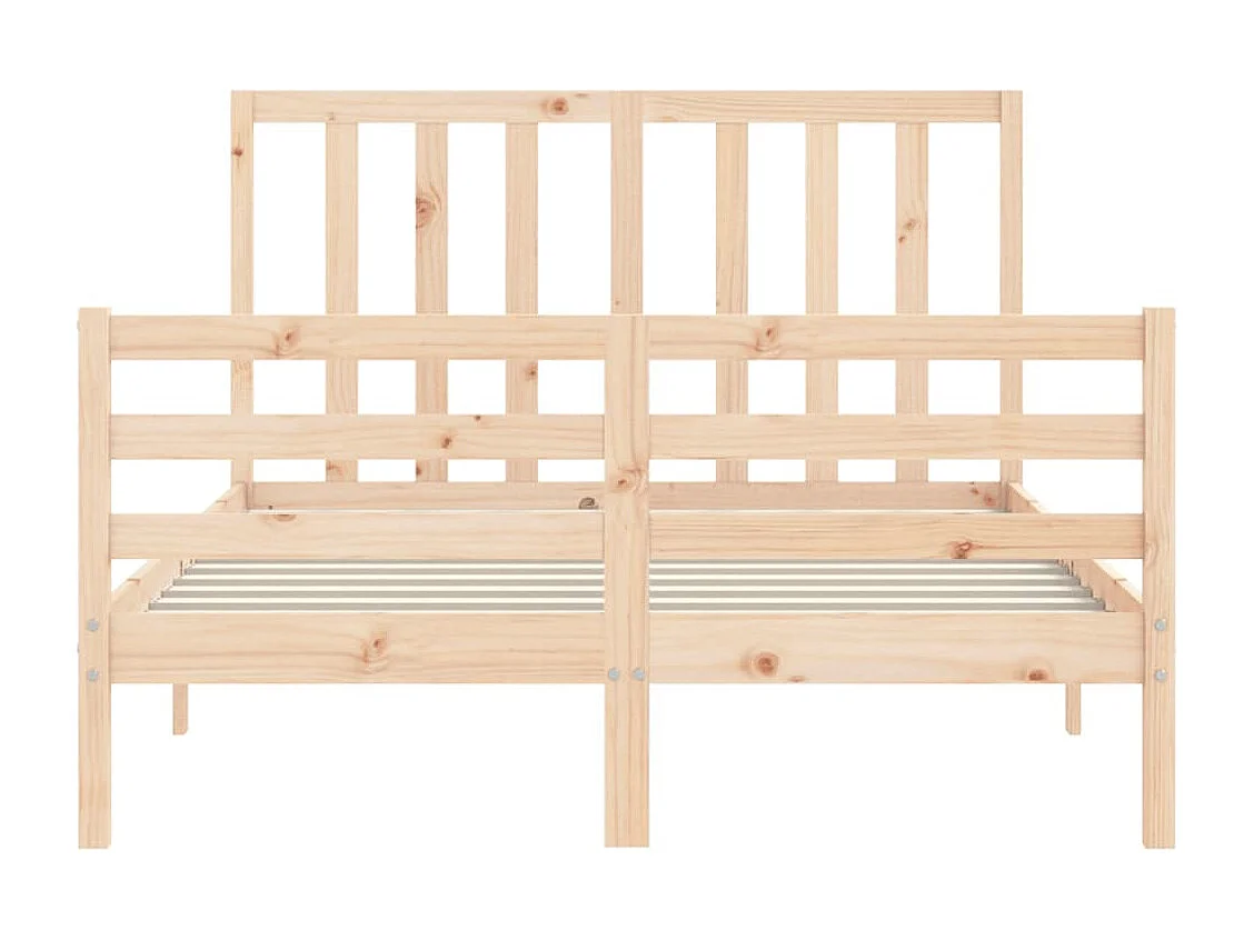 Bedframe zonder matras 140x200 cm massief grenenhout