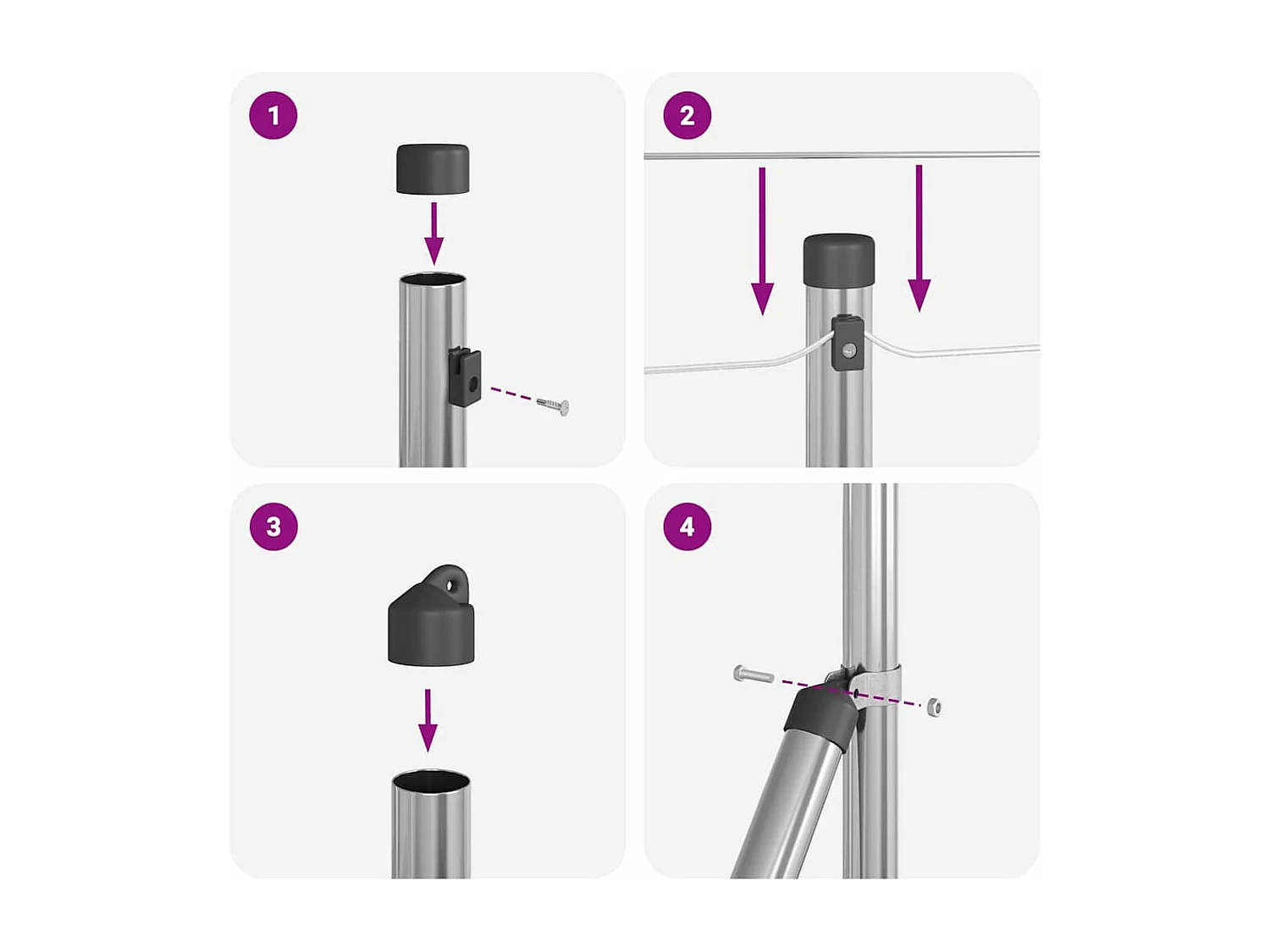Lattenbodem en matras Donkergrijs 90x190 cm Stof
