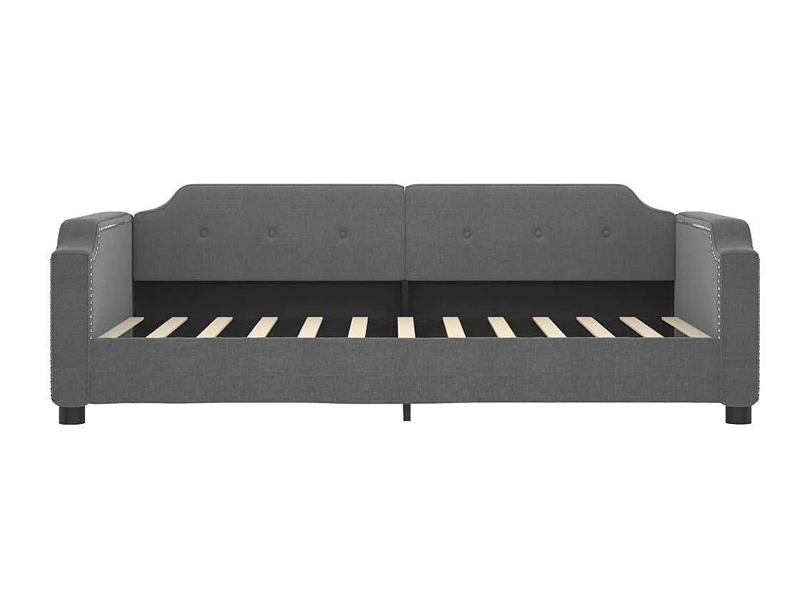 Divano letto con rotelle e cassetti senza materasso 80x200 cm