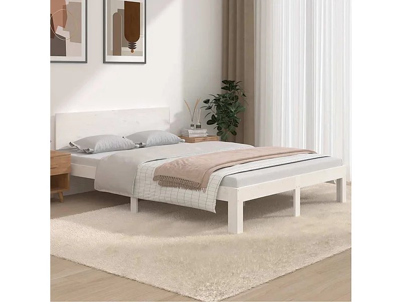 Bedframe zonder matras wit 150x200 cm