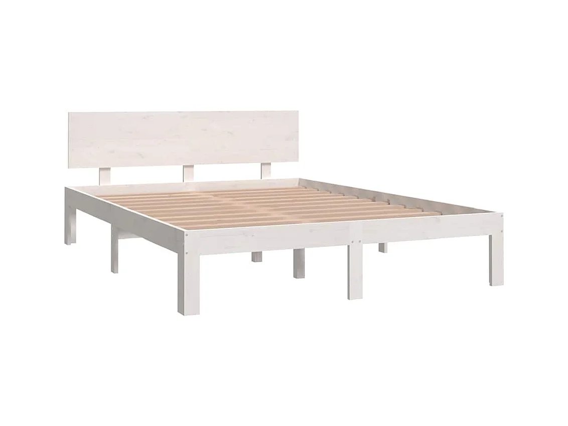 Bedframe zonder matras wit 150x200 cm