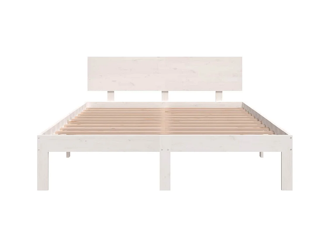 Bedframe zonder matras wit 150x200 cm