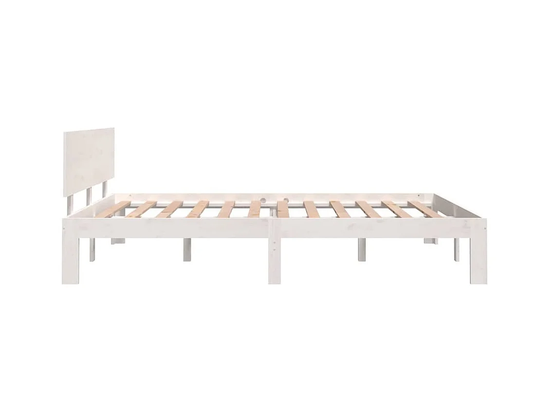 Bedframe zonder matras wit 150x200 cm