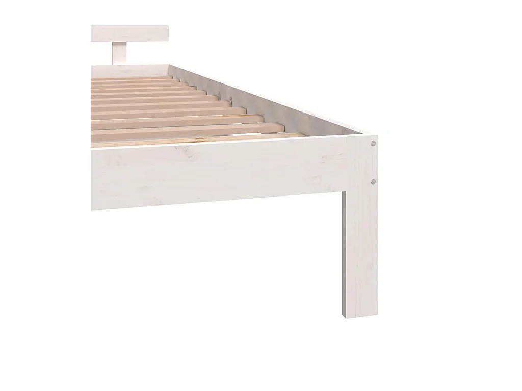 Bedframe zonder matras wit 150x200 cm