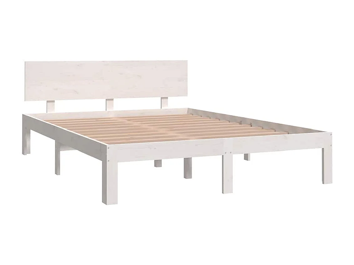 Bedframe zonder matras wit 150x200 cm