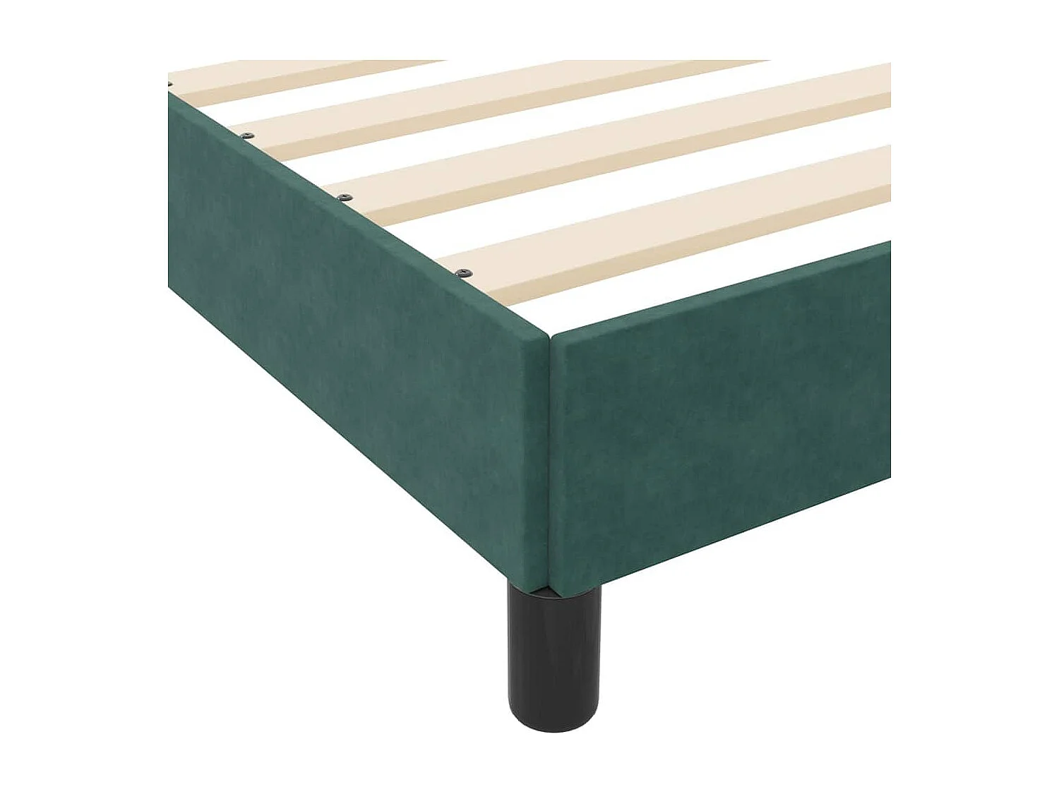 Boxspringbed met matras Donkergroen 90 x 200 cm Fluweel
