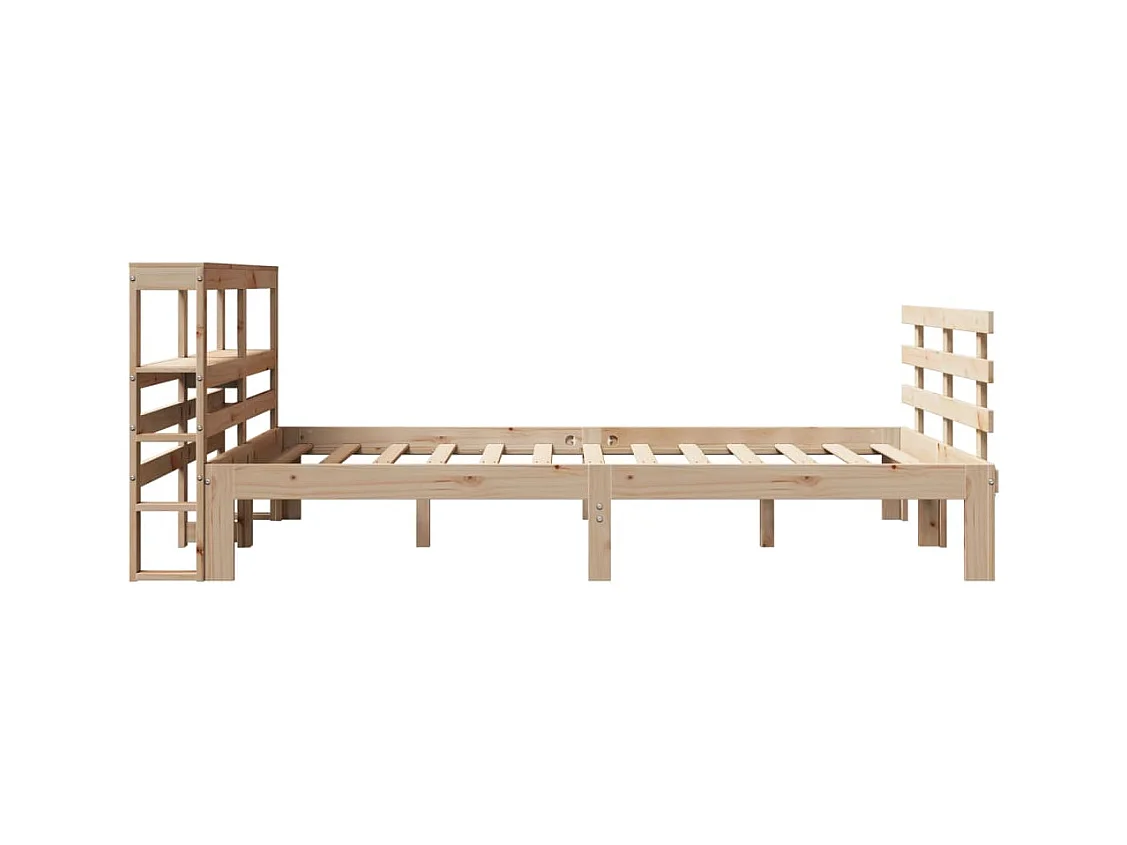 Cadre de lit avec tête de lit sans matelas 160x200 cm