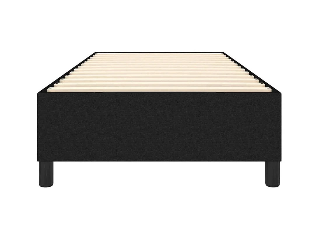 Bedframe zonder matras zwart 80x200 cm stof