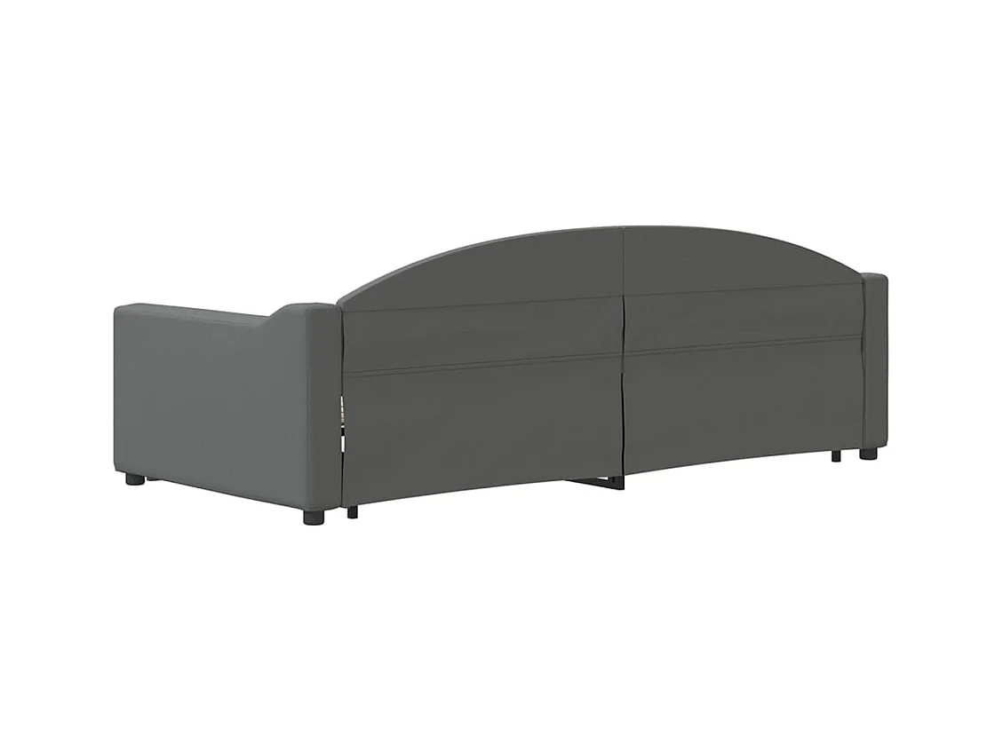 Lit de jour avec gigogne et tiroirs sans matelas 90x200 cm