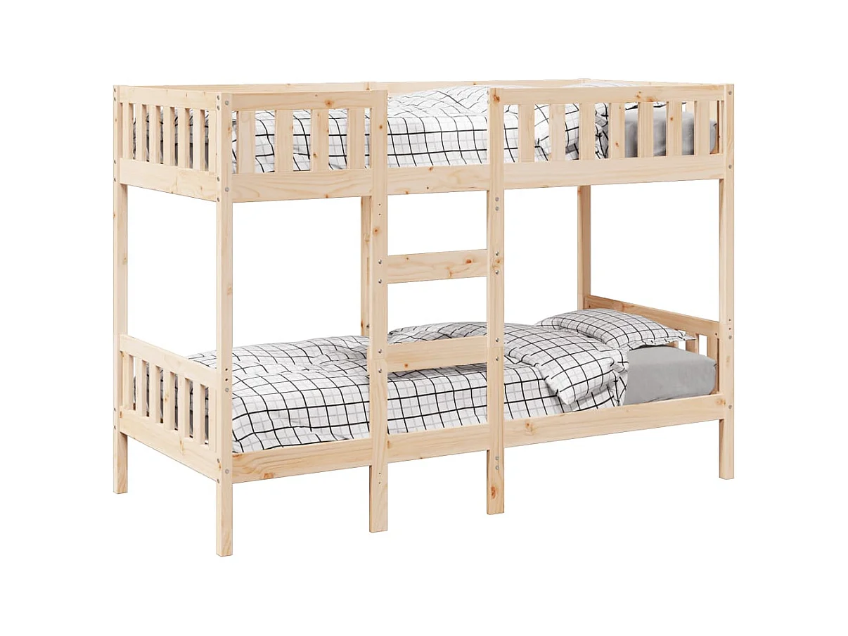 Letto a castello 75x190 cm Legno massello di pino