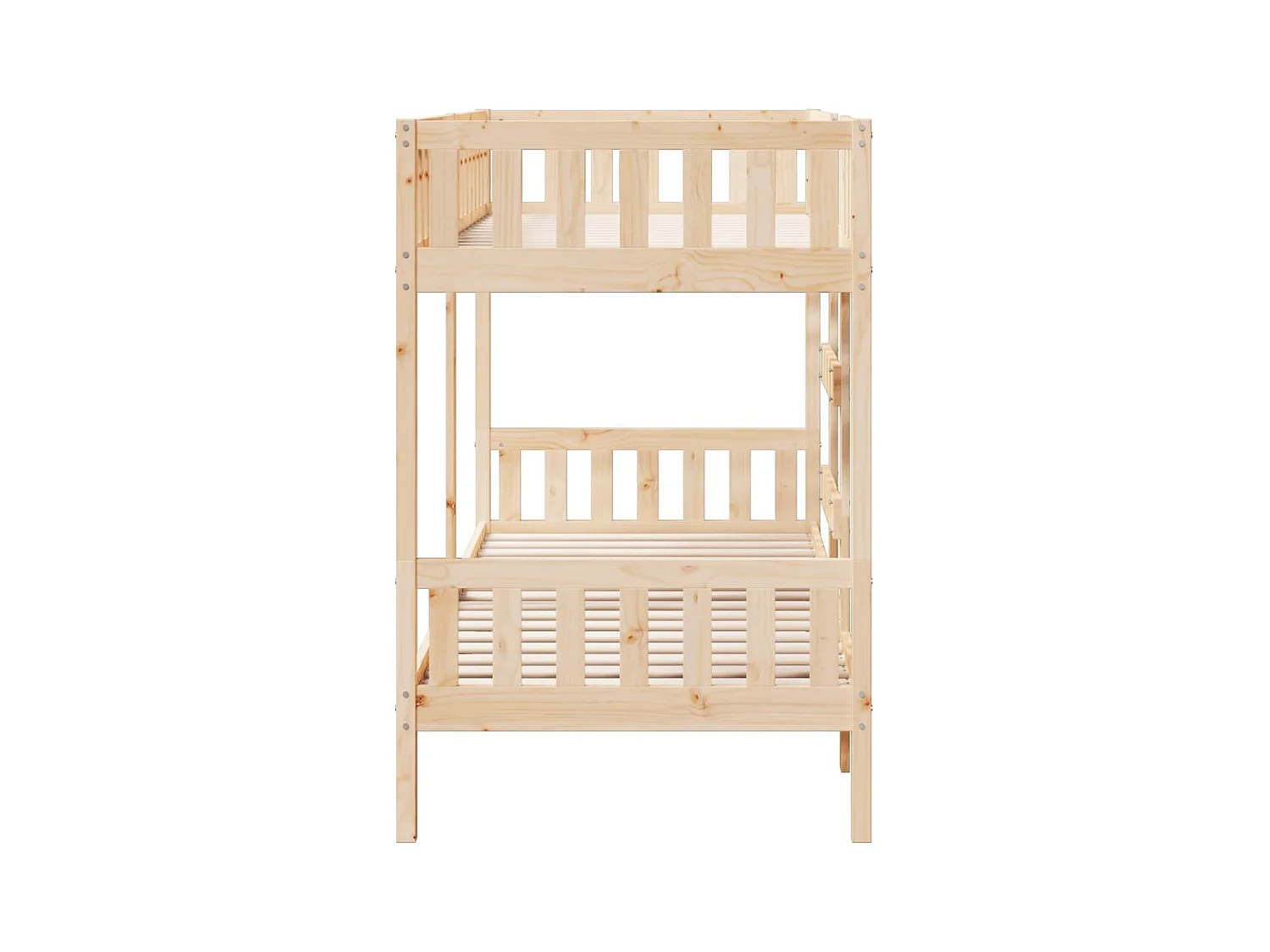 Letto a castello 75x190 cm Legno massello di pino